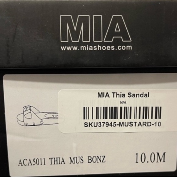 New MIA Sandals Size 10US - Picture 6 of 6